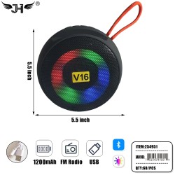 SPEAKER - BLUE TOOTH MIX COLOR LIGHT UP 60PC/CS SPEAKER - BLUE TOOTH MIX COLOR LIGHT UP 60PC/CS