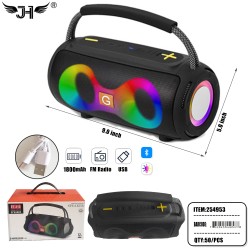 SPEAKER - LIGHT UP SPEAKER BLACK COLOR 50PC/CS