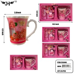 MOTHERS DAY - FLOWER & MUG GIFT SET 24PC/CS