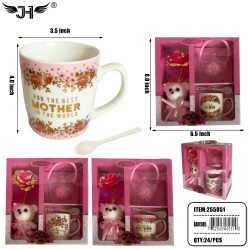 MOTHERS DAY - TEDDY BEAR GIFT BOX 24PC/CS