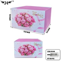 WRAPPING BOX - L SIZE MOTHERS DAY PINK BASE 5DZ/CS