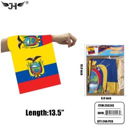 ARM SLEEVES FLAG - ECUADOR 13.5