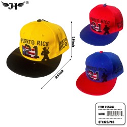 COUNTRY CAP - PUERTO RICO FLAG 3 COLOR MIX 10DZ/CS