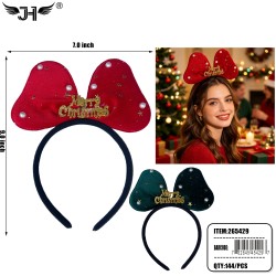 CHRISTMAS HEADBAND - MERRY CHRISTMAS 12DZ/CS