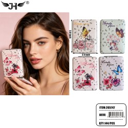 MIRROR - MAKE UP FOLDING BUTTERFLY 4 DESIGN MIX 12DZ/CS