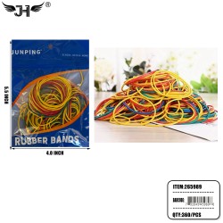 RUBBER BANDS MULTI COLOR (50G) 30DZ/CS