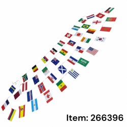 FLAG - STRING BANNER WORLD CUP COUNTRY 2026 10DZ/CS