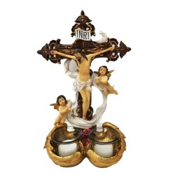 CROSS JESUS W/CANDLE 6PC/CS