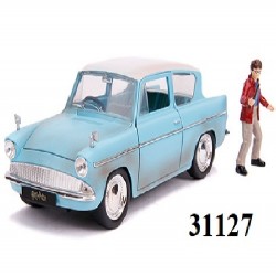 DIECAST CAR - 1:24 1959 FORD ANGLISA W/ H. POTTER 4PC/CS
