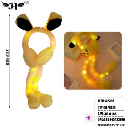 EARMUFFS - LIGHT UP MOUSE WARM WITH SCARF 5DZ/CS