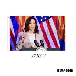 FLAG - 3FTX5FT KAMALA HARRIS 18DZ/CS