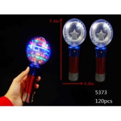 LIGHT UP WAND - SPINING BALL 5DZ/2BX/10DZ/CS