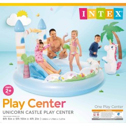 INFLATE PLAY CENTER - UNICORN CASTLE  AGE: 2+ 2PC/CS