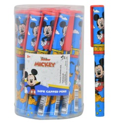 CAPPED PENS IN PVC CANISTER - MICKEY (24CT) 4BX/CS