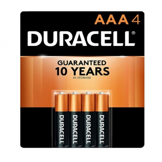 DURACELL AAA 4CT (18PK) 3BX/CS
