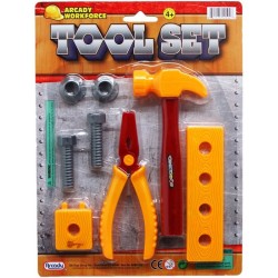 BLISTER CARD - 8PC TOOL PLAY SET 24PC/2BX/48PC/CS