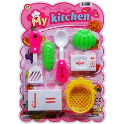 BLISTER CARD - MY KITCHEN PLAY SET 36PC/2BX/72PC/CS
