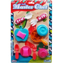 BLISTER CARD - LITTLE MASTER CHEF PLAY SET 36PC/CS