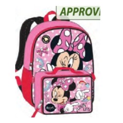 BACKPACK W/ LUNCH BOX - MINNIE 16