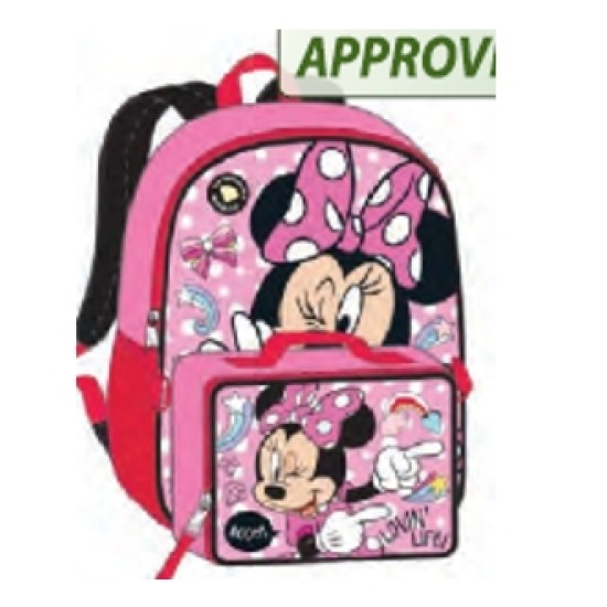 BACKPACK W/ LUNCH BOX - MINNIE 16