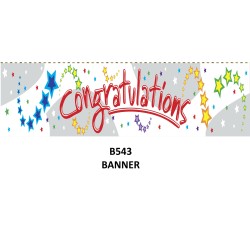 CONGRATULATIONS BANNER 12DZ/CS CONGRATULATIONS BANNER 12DZ/CS