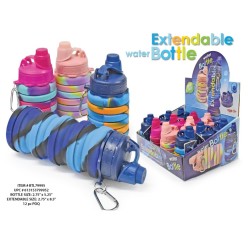 WATER BOTTLE - COLLAPSIBLE (12PC) 3BX/CS