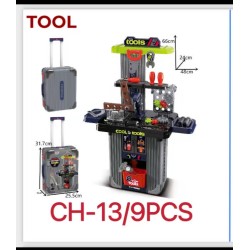 TOOLS SUITCASE 9PC/CS