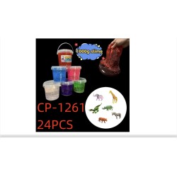SLIME - 1000G BUCKET ANIMAL 12PC/CS