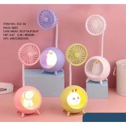2 IN 1 DESK LAMP &FAN 96PC/CS
