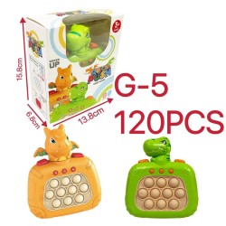 POP TOY - DINOSOUR GAME MIXED COLORED 120PC/CS