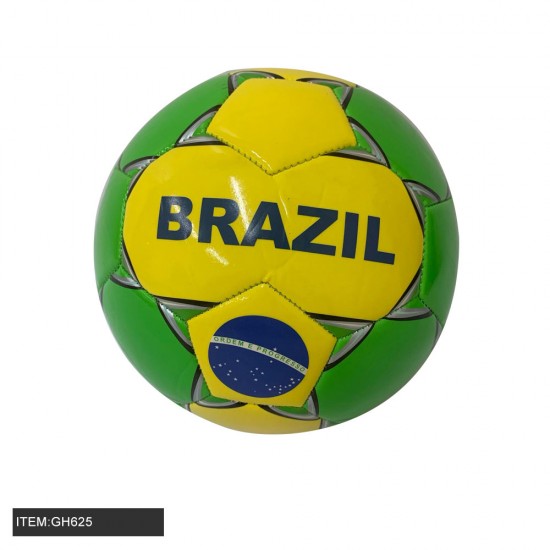 JH19884 BRAZIL SOCCER BALL W/ NET & PIN 36PC/CS
