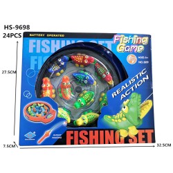 B/O FISHING GAME - ONE COLOR SOUND 12PC/2BX/24PC/CS
