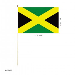 HAND STICK FLAG - JAMAICA 12