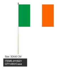 HAND STICK FLAG - REPUBLIC OF IRISH 12