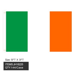 FLAG - REPUBLIC OF IRELAND 3FTx5FT 12DZ/CS