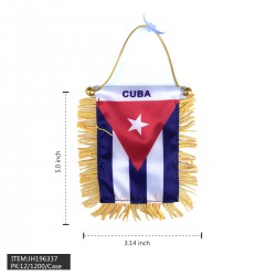 WINDOW HANGING FLAG - CUBA 100DZ/CS