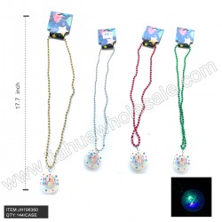 18  XMAS LIGHT UP NECKLACE 12DZ/CS
