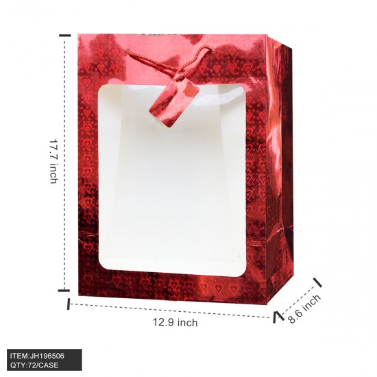 WINDOW OPEN GIFT BAG - #4 SIZE L 17.7