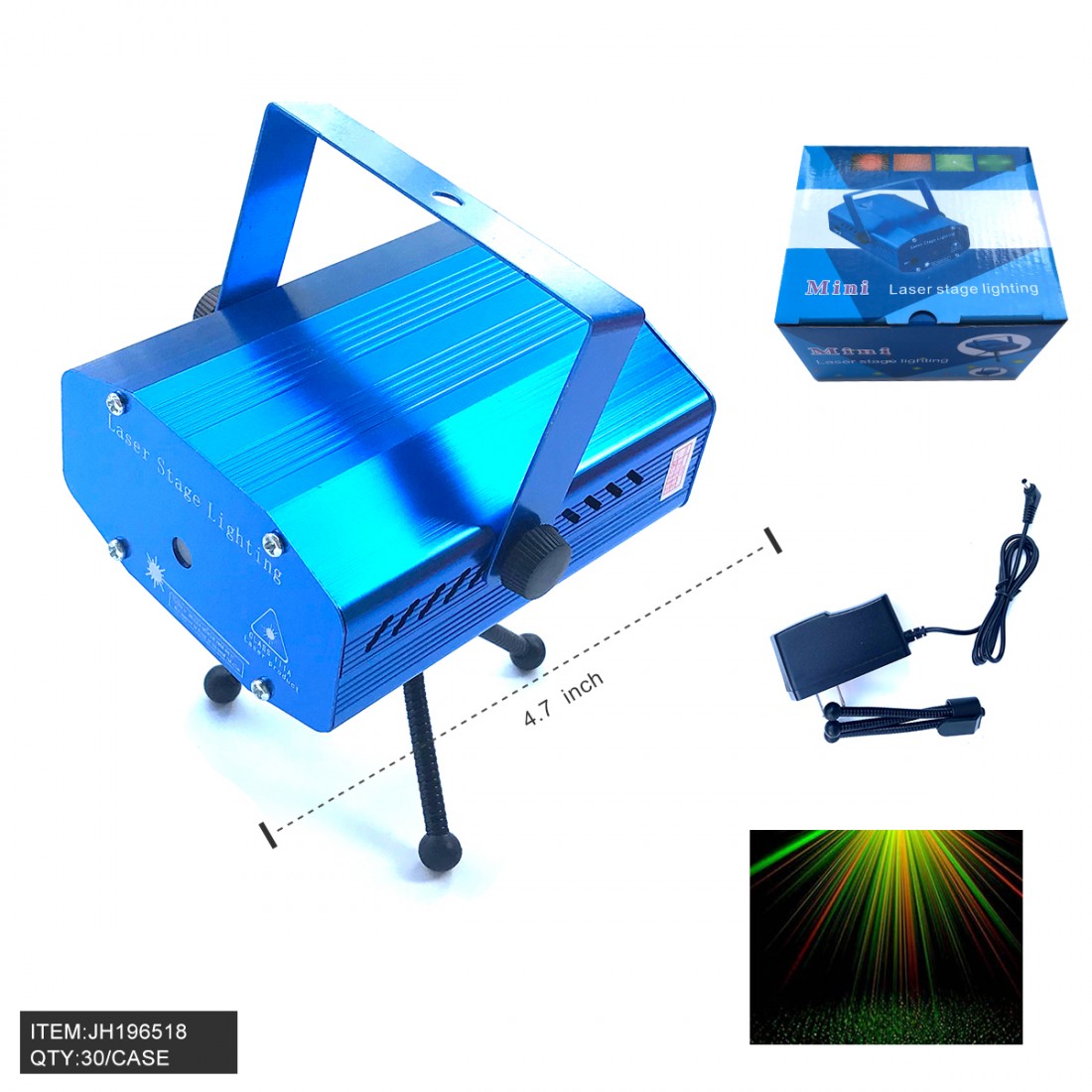 LASER STAGE LIGHTING 24PC/CS