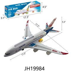 B/O PLANE - W/ LIGHT AND MUSIC 12PC/2BX/24PC/CS