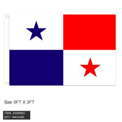 FLAG - PANAMA 3FTx5FT 12DZ/CS