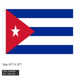 FLAG - 3FTX5FT CUBA 12DZ/CS