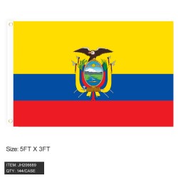 FLAG - 3FTx5FT ECUADOR 6DZ/2BX/12DZ/CS