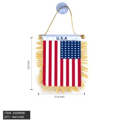 FLAG - WINDOW HANGING USA 5