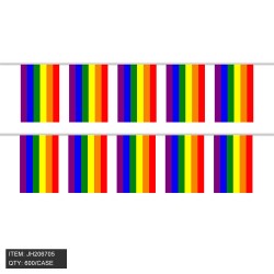 STRING  BANNER FLAG - RAINBOW 50DZ/CS