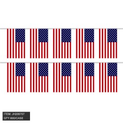 STRING  BANNER FLAG - USA 60DZ/CS