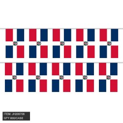 FLAG - STRING BANNER DOMINICAN REPUBLIC 50DZ/CS