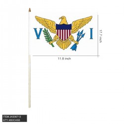 HAND STICK FLAG - VIRGIN ISLAND 12