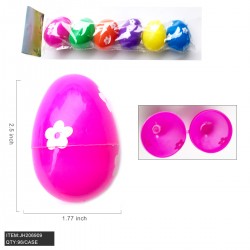 EASTER - EASTER EGGS MIX COLOR (6CT) 8DZ/CS