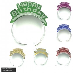 HEADBAND - BIRTHDAY MIX 6 COLOR 12DZ/CS